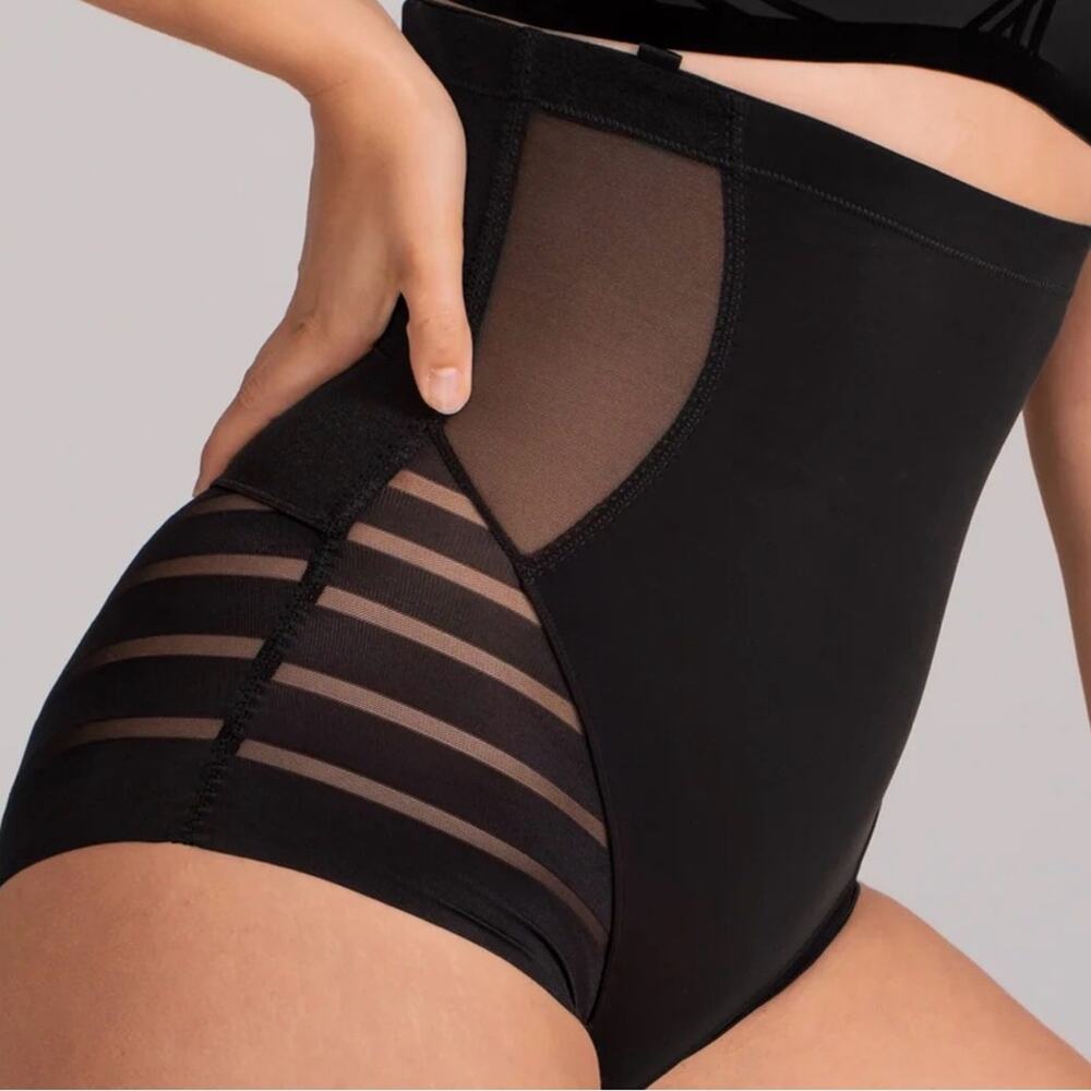 Honeylove Queen Brief Vamp Black XS NWT Shapewear Ultra High Waist - Picture 2 of 8
